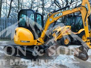 jcb mini excavator sold to scotland