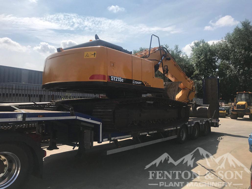 Sany SY215 excavator sold to Manchester